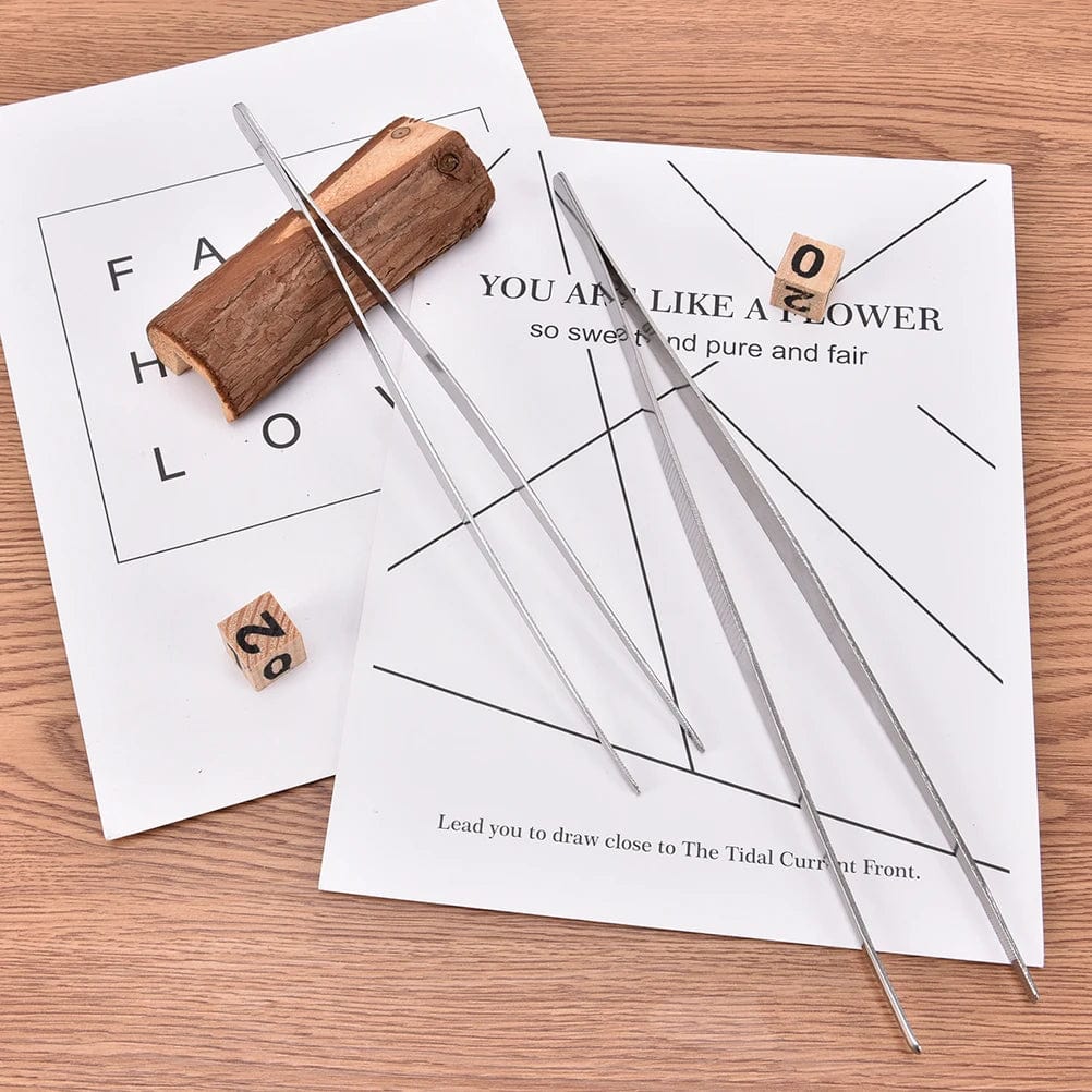 1 stk. køkkenredskab i rustfrit stål grilltang madtang madklemme pincetklemme grillbuffet restaurantværktøj