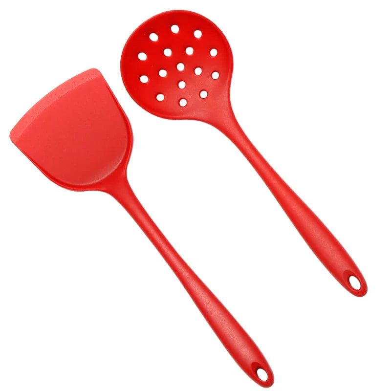 3/2 Pcs Cooking Kitchenware Tool Silicone Utensils Set Non-Stick Cookware Ladle Shovel Kitchen Accessorie 2pcs Style 3