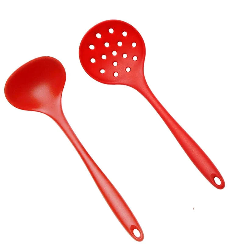 3/2 Pcs Køkkenredskaber Silikone Redskaber Sæt Non-Stick Kogegrej Slev Skovl Køkken Tilbehør 2stk Style 5