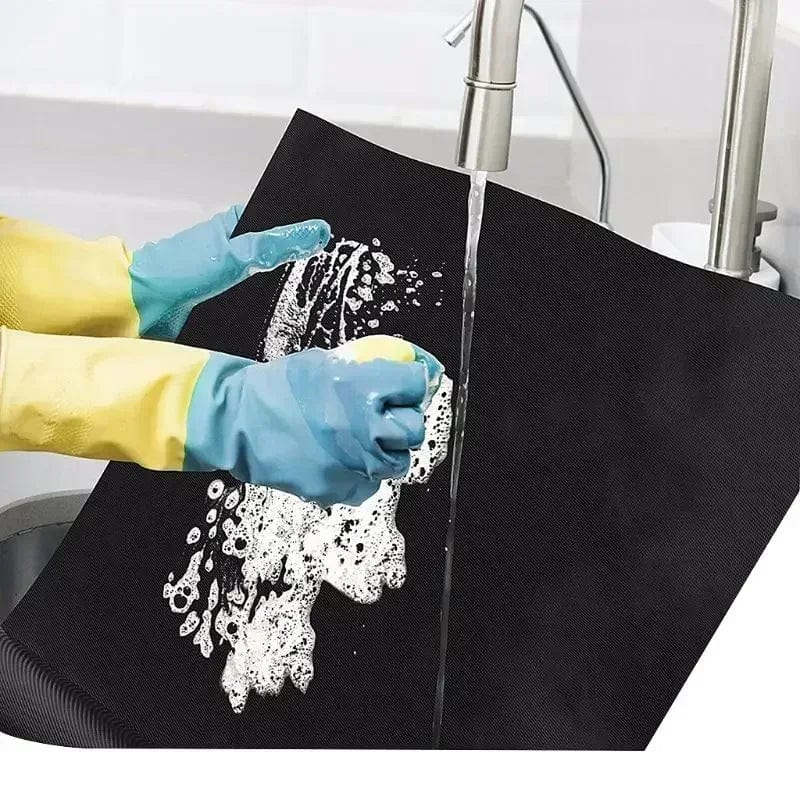 33x40cm genanvendelig non-stick BBQ-grillmåtte 0,08 mm tyk PTFE-grillbageunderlag kogeplade mikrobølgeovn værktøj DropShip