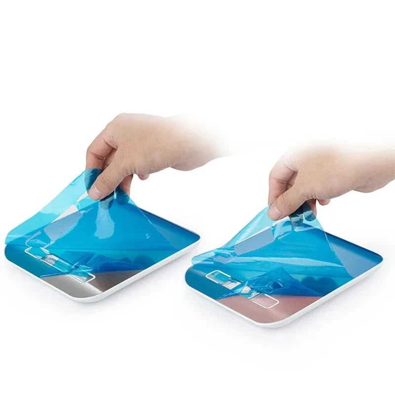 5 kg/10 kg genopladelig køkkenvægt LCD-display rustfrit stål elektronisk vægt hjem smykker mad snacks vejning bagning værktøjer