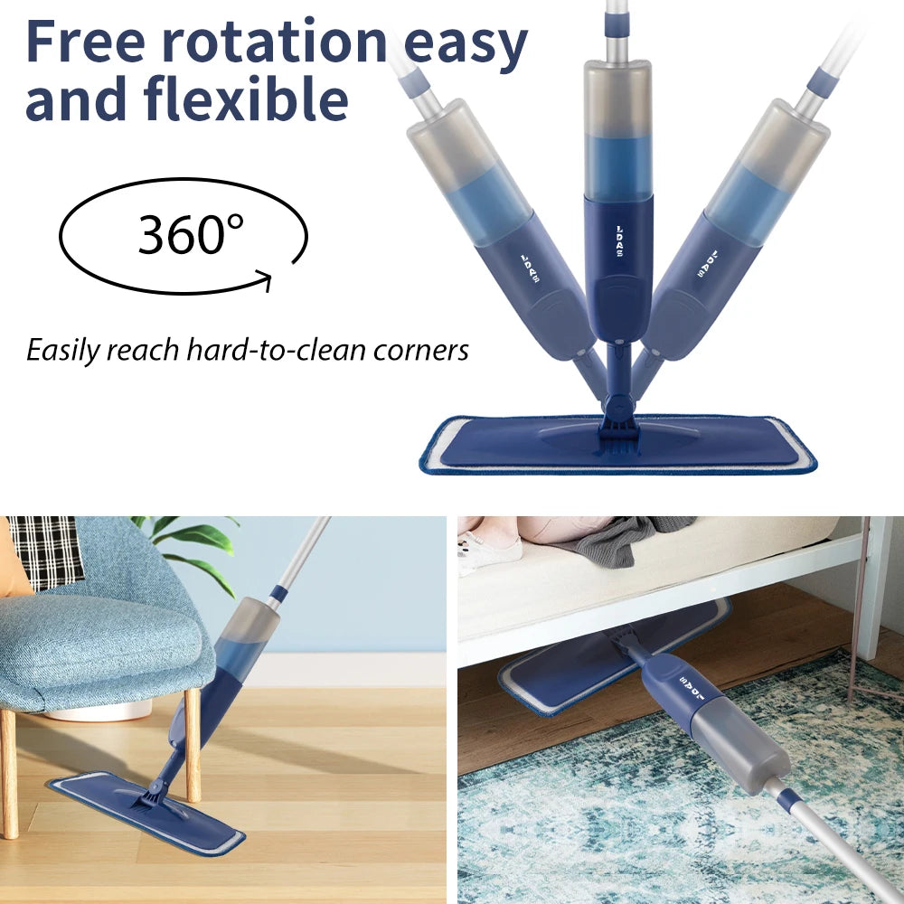 Spray moppe til rengøring af køkken, fliser og trægulve