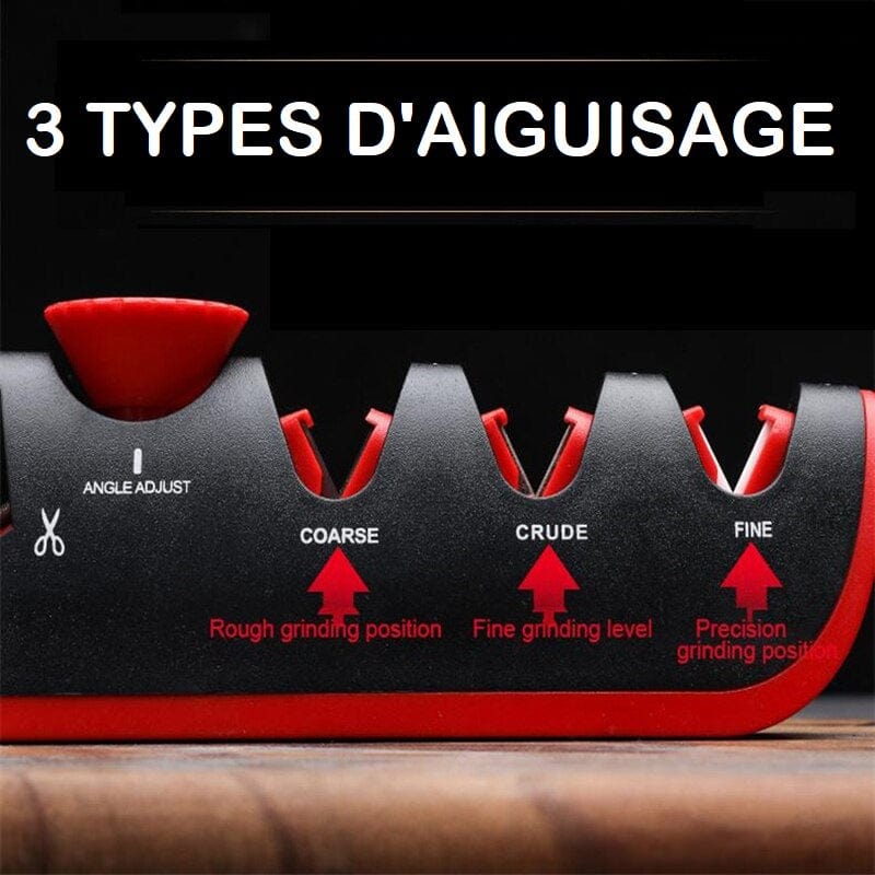 Professionel 4-i-1 knivsliber