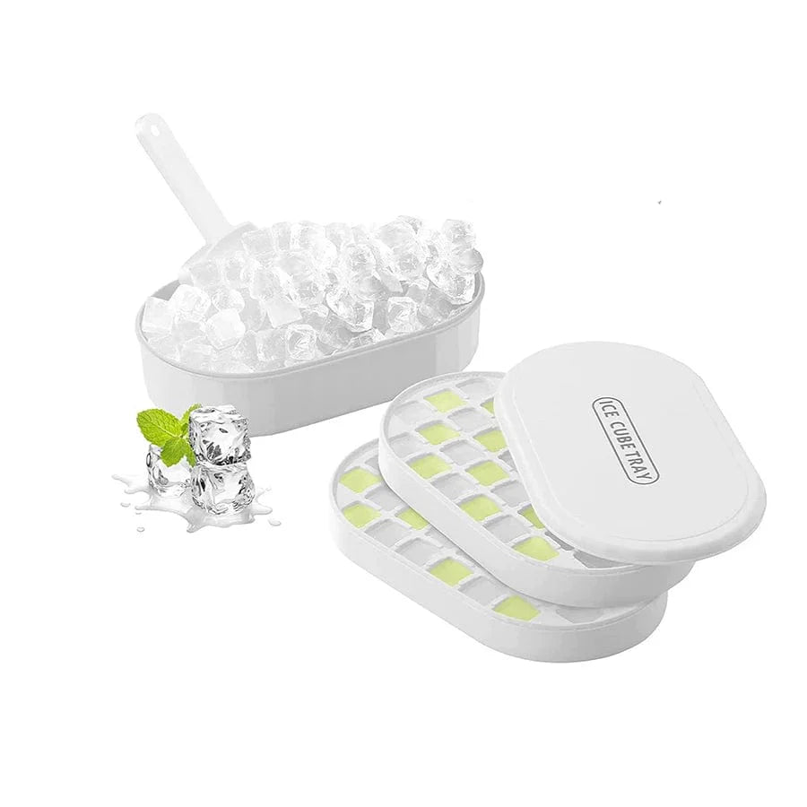 Isterningebakke i to niveauer med låg og etui Ivory