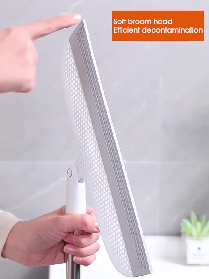 Magisk kost til rengøring af gulve, vinduer og fliser - komplet rengøringssæt | CK61096 1 stk. silikonekost