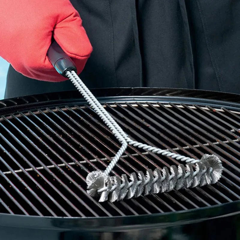 Grill Grillbørste Rengøringsværktøj Grilltilbehør Rustfri stålbørster Non-stick rengøringsbørster Grilltilbehør 01