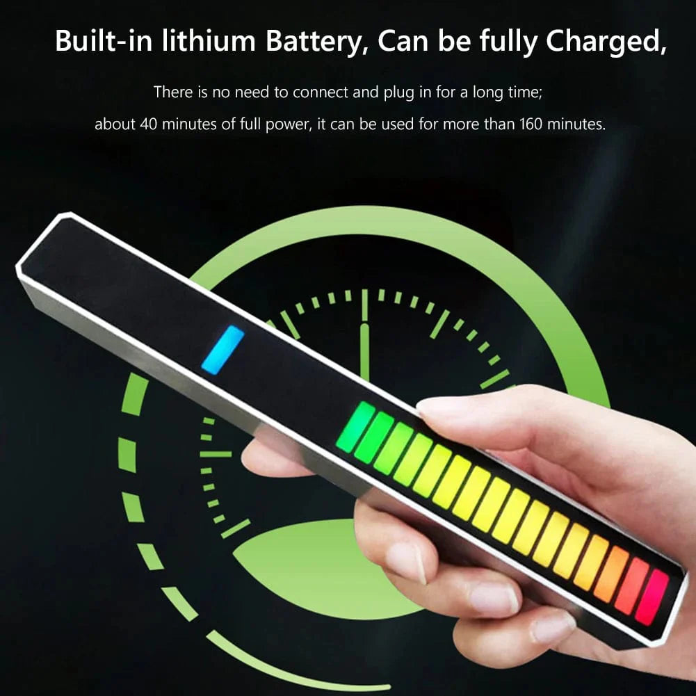 16 eller 32 RGB LED-lysbjælker til stemningsbelysning og musik