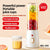 Multifunktionel genopladelig blender med USB: Juice frugt, grøntsager, is, smoothie Hvid