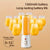 Multifunktionel genopladelig blender med USB: Juice frugt, grøntsager, is, smoothie Hvid