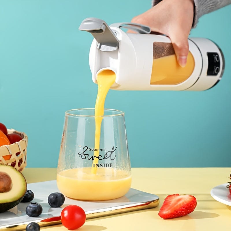 USB-genopladelig blender med LED-display - 450 ml, ideel til smoothies og milkshakes