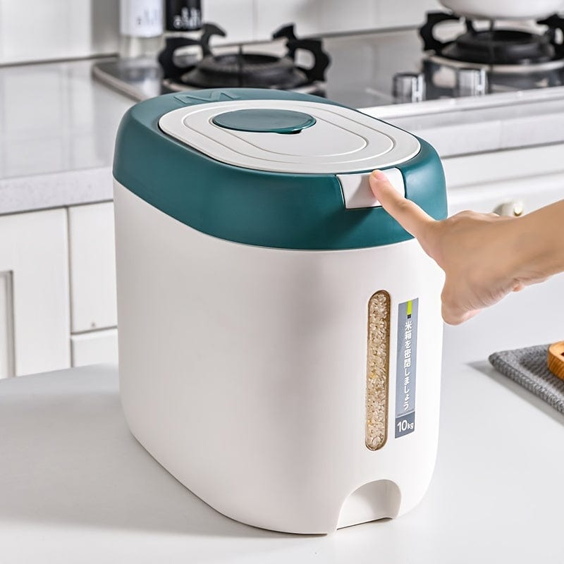 Forseglet risopbevaringsboks med stor kapacitet