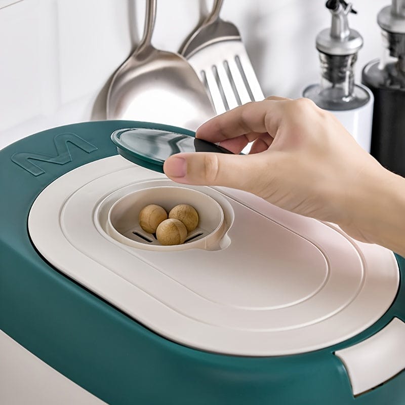 Forseglet risopbevaringsboks med stor kapacitet