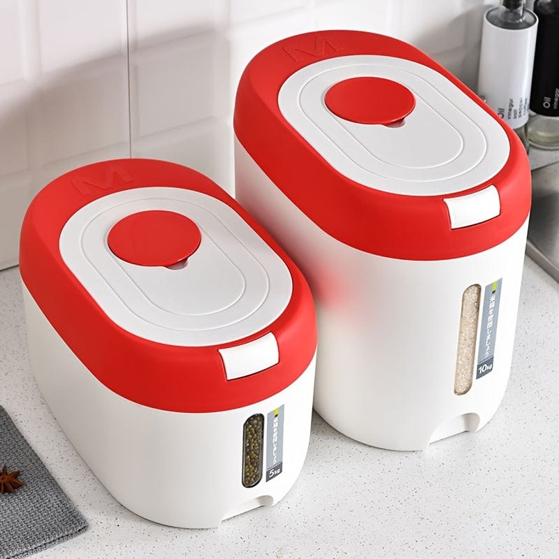 Forseglet risopbevaringsboks med stor kapacitet