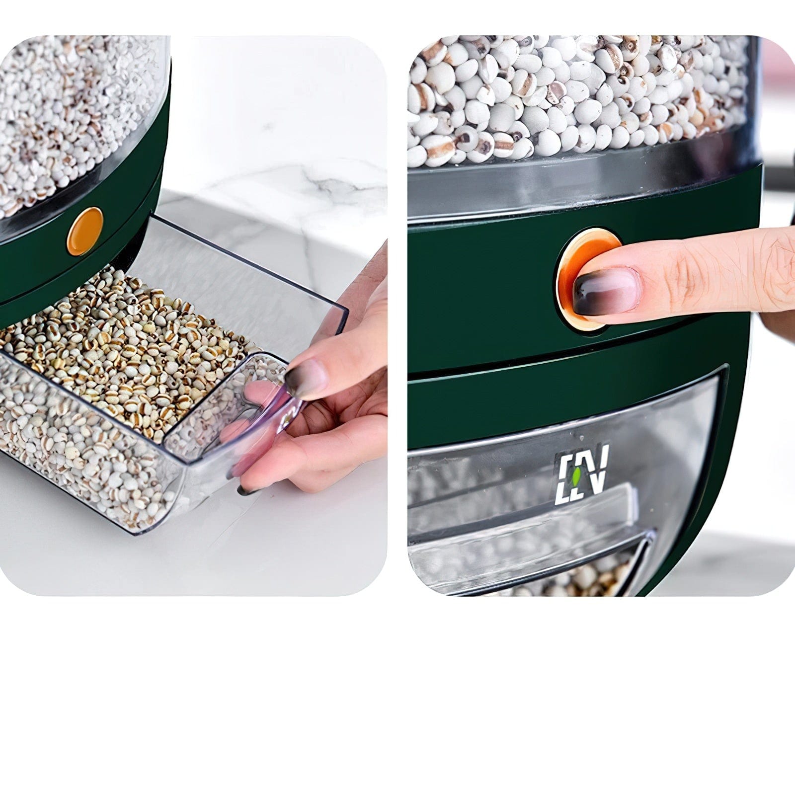 Hvid hermetisk forseglet roterende konservesdåse