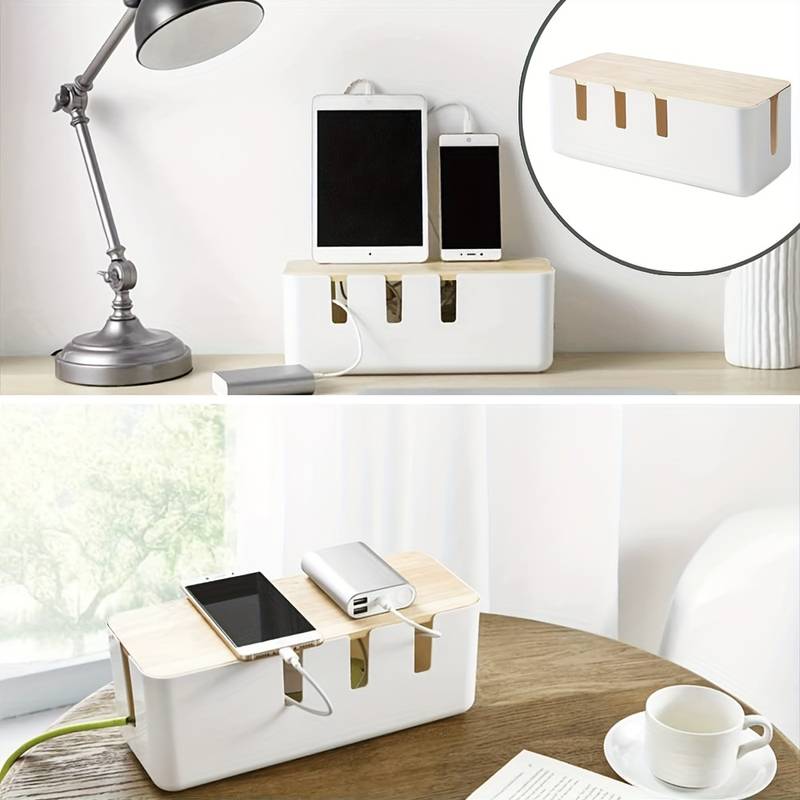 Opbevaringsboks til kabler og ledninger