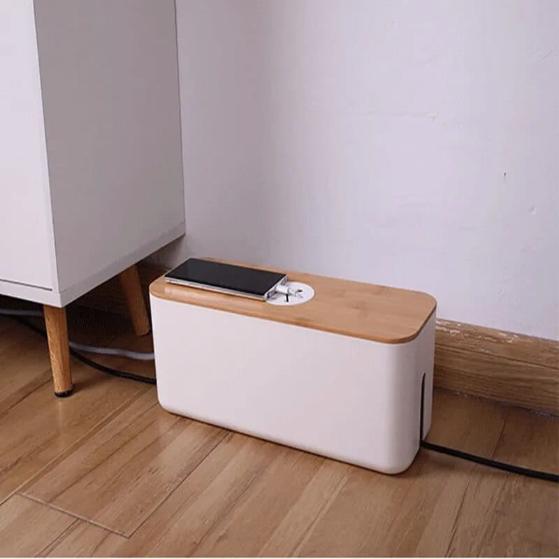 Opbevaringsboks til kabler og ledninger