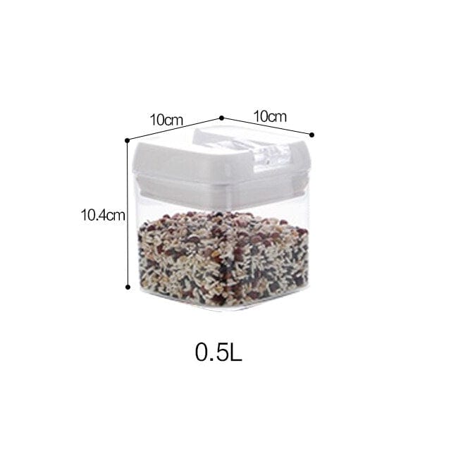 Konserveringsdåser til fødevarer og ingredienser (pakke med 6)