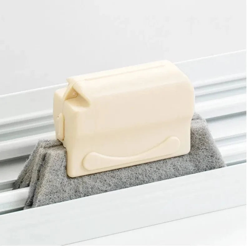 Rengøringsbørste til vinduesåbninger - 1 stk. beige rengøringsværktøj til vinduesåbninger