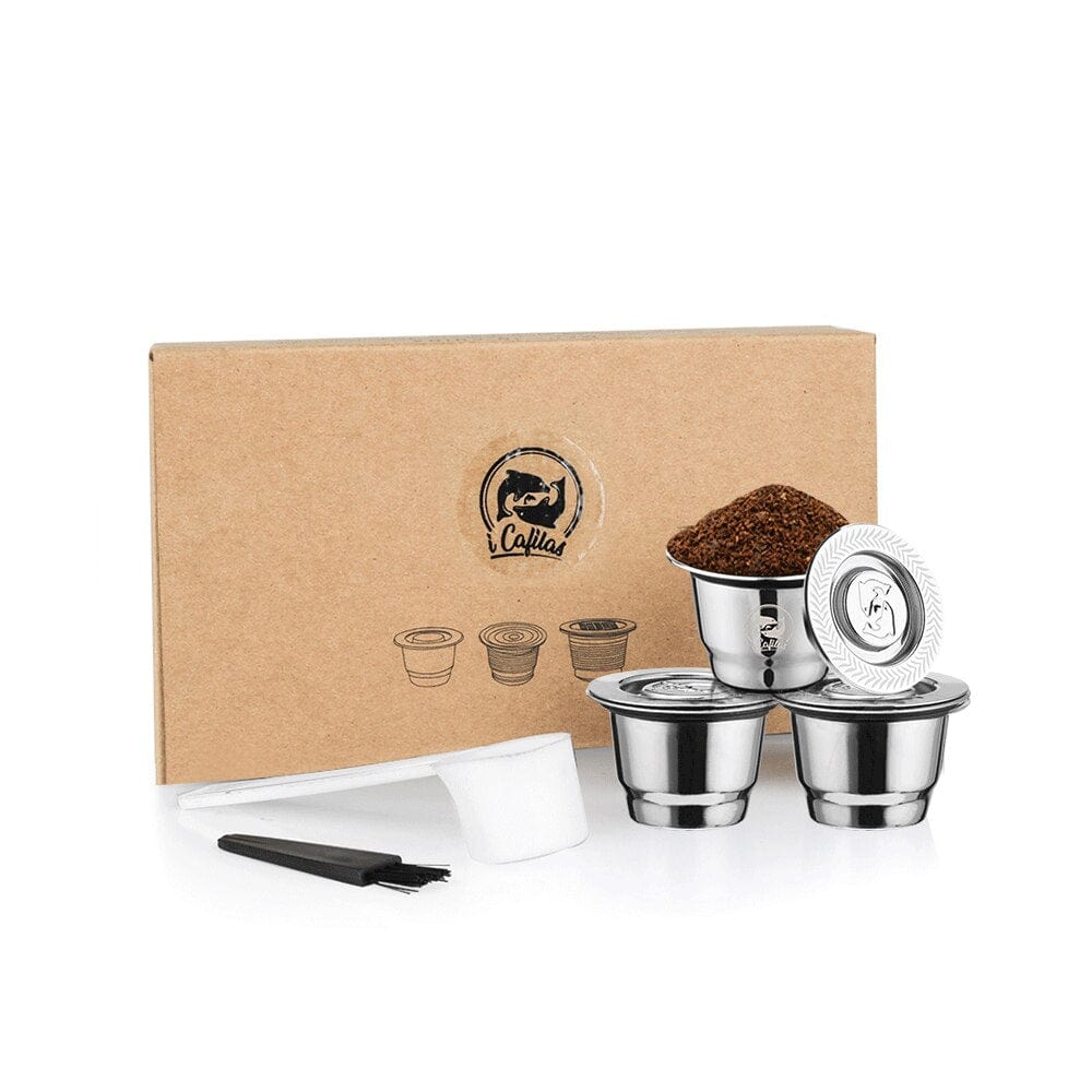 Genanvendelig Nespresso kapsel 3 kapsler