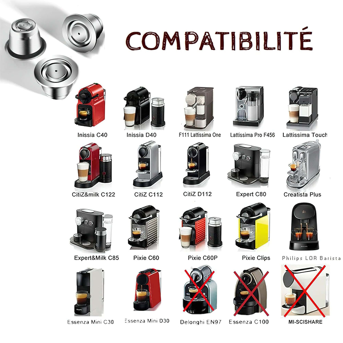 Genanvendelig Nespresso-kapsel