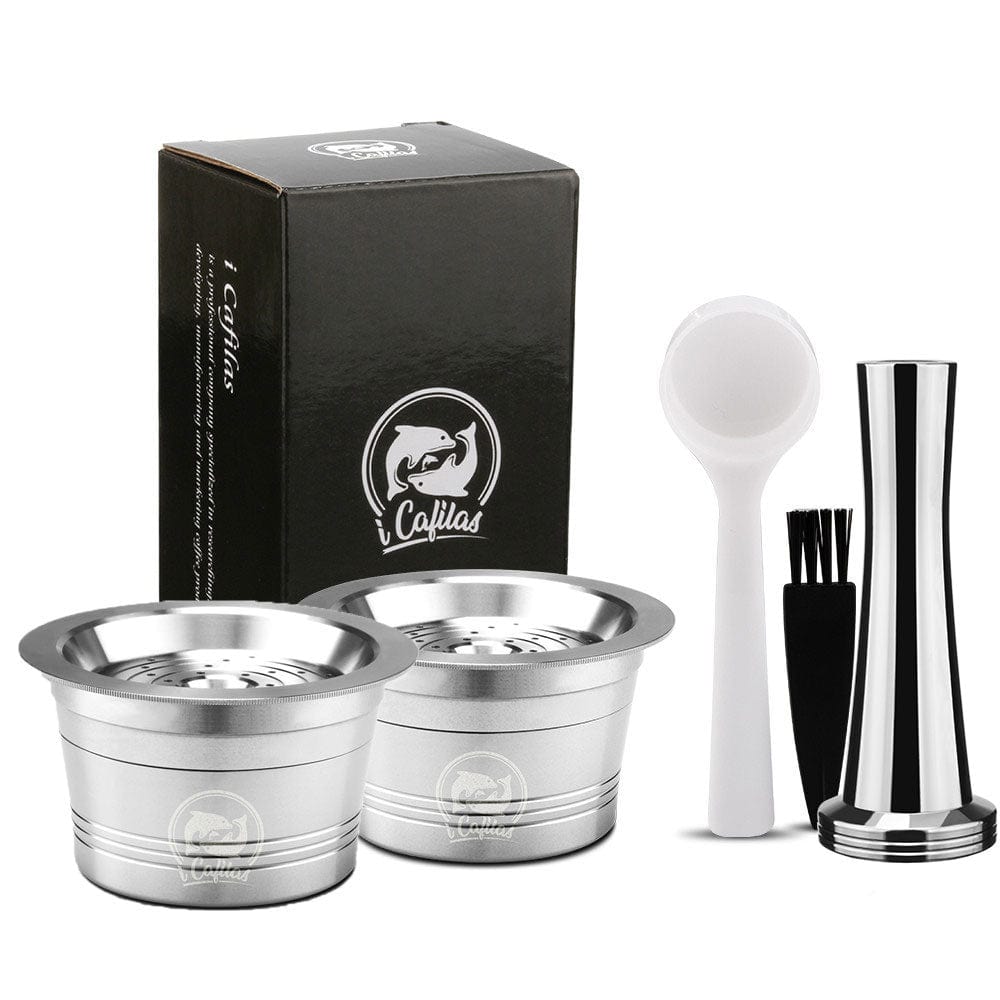 Genanvendelige kapsler til Caffitaly, Cafissimo og Tchibo 2 kapsler + 1 kop