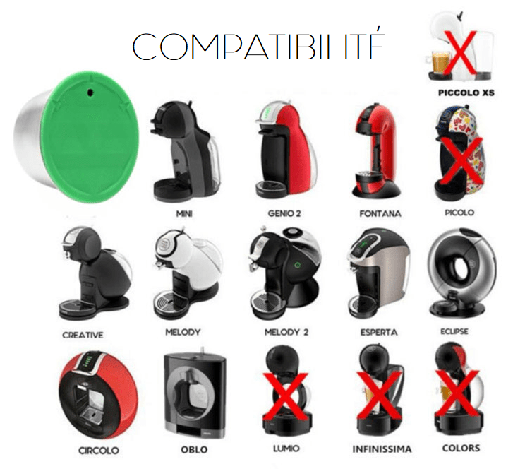 Genanvendelige kapsler til Dolce Gusto (andre modeller)