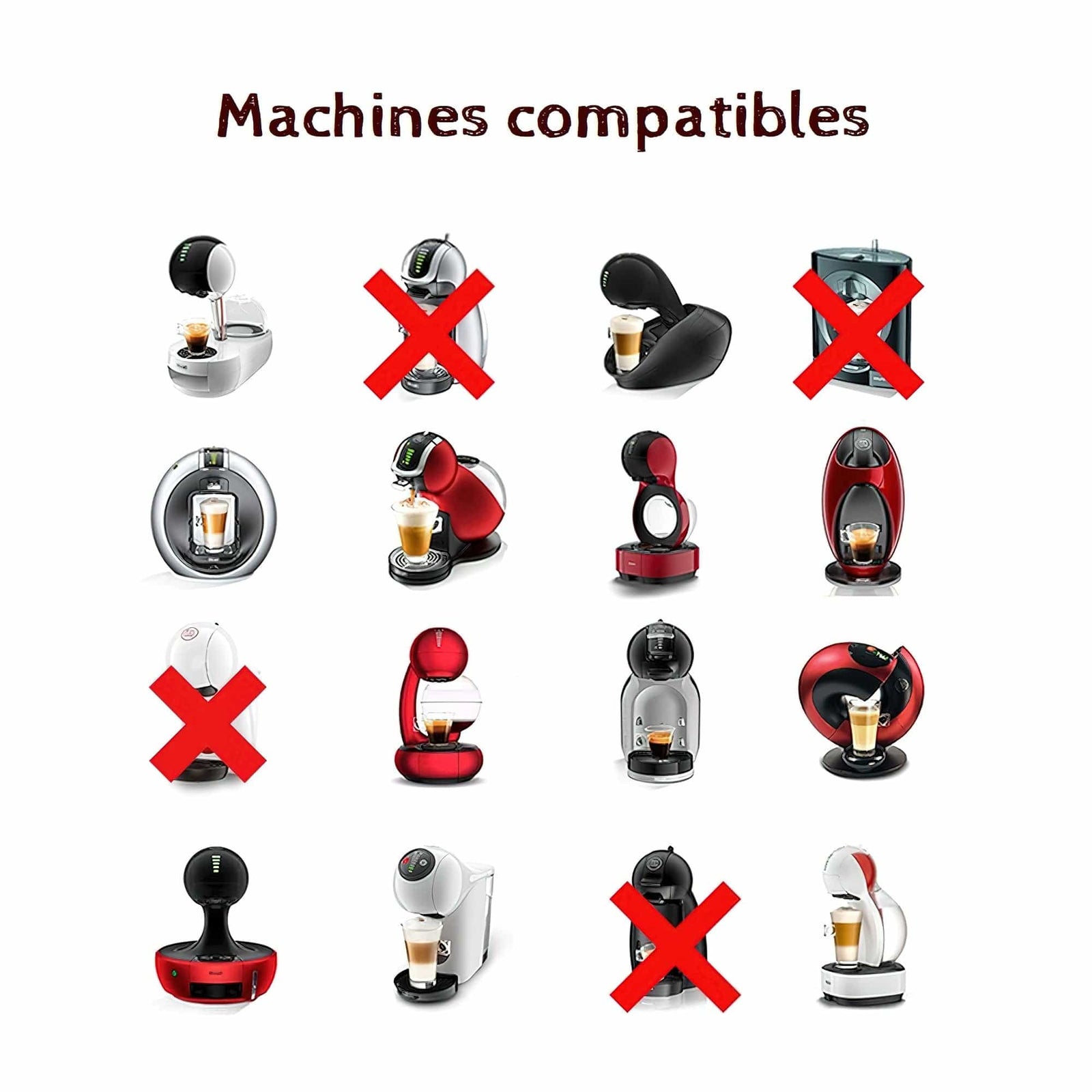 Genanvendelige kapsler til Dolce Gusto (økonomiversion)