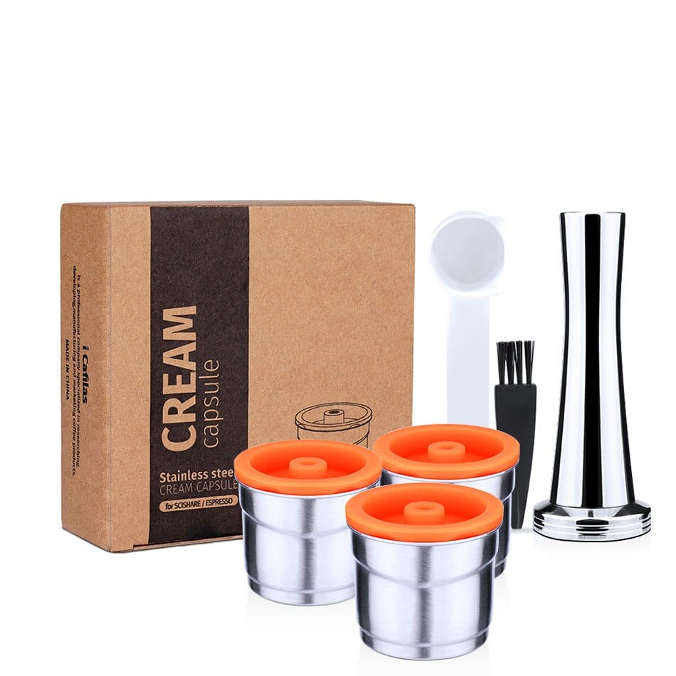 Genanvendelige kapsler til Illy X7.1, Y3.2 og Y5 3 kapsler + 1 kop