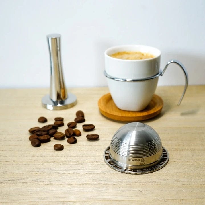 Genanvendelige kapsler til Vertuo og Delonghi