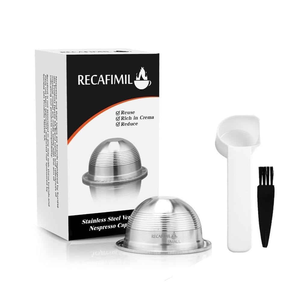 Genanvendelige kapsler til Vertuo og Delonghi