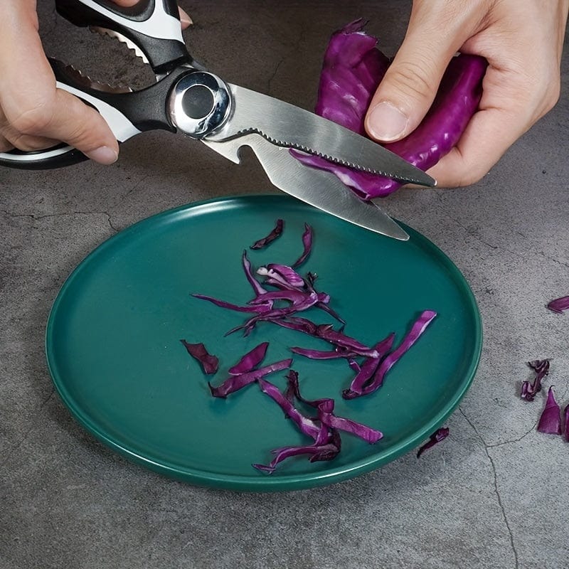 Tyk multifunktionel køkkensaks i rustfrit stål fjerkræsaks