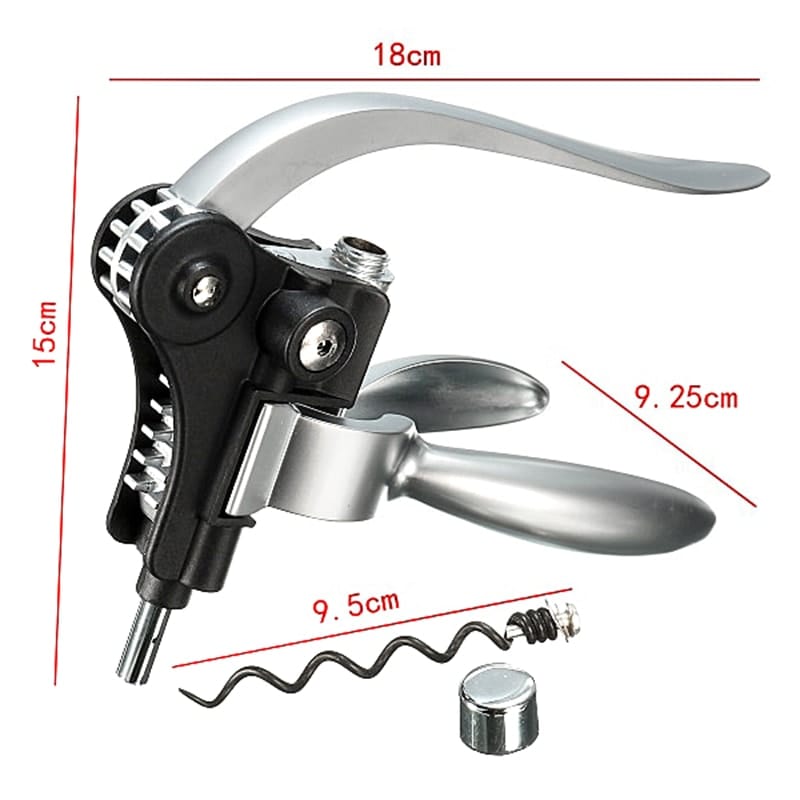 Sommelier-sæt med proptrækker med dobbelt greb