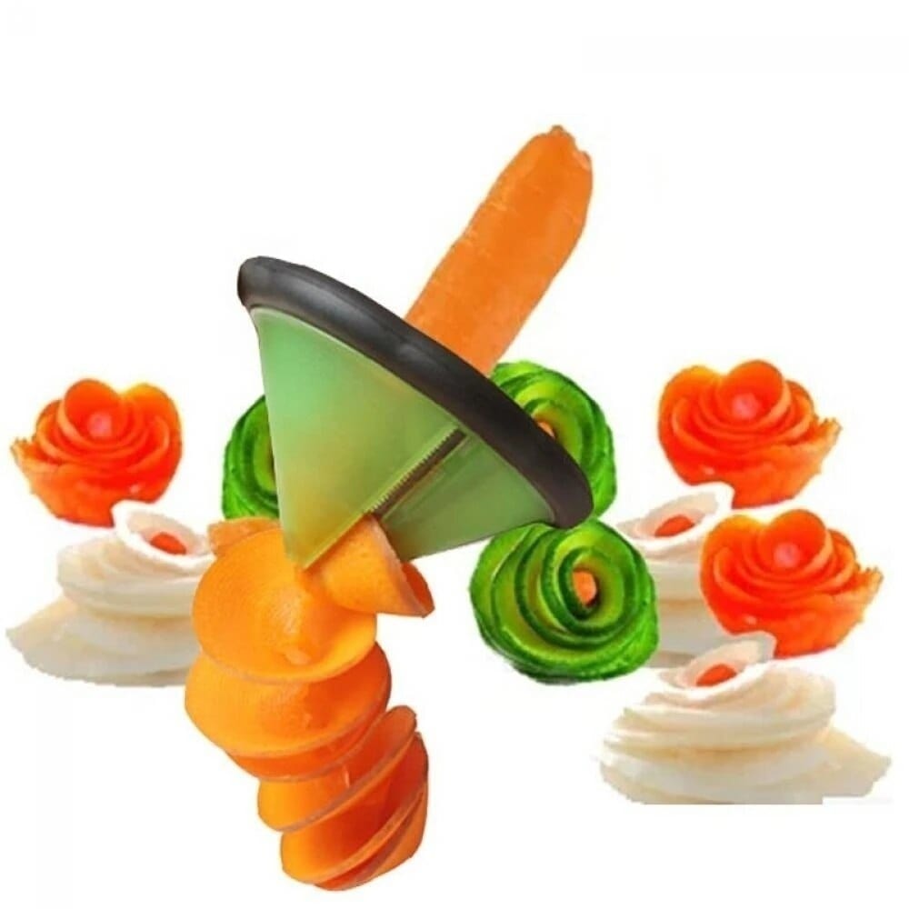 Spiralformet grøntsagssnitter