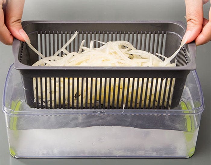 Multifunktionel grøntsagssnitter med 7 snit