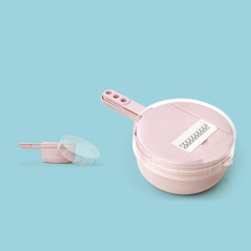 9-i-1 multifunktionel grøntsagssnitter Pink