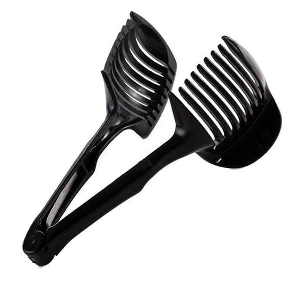 Praktisk grøntsagsskærer sort