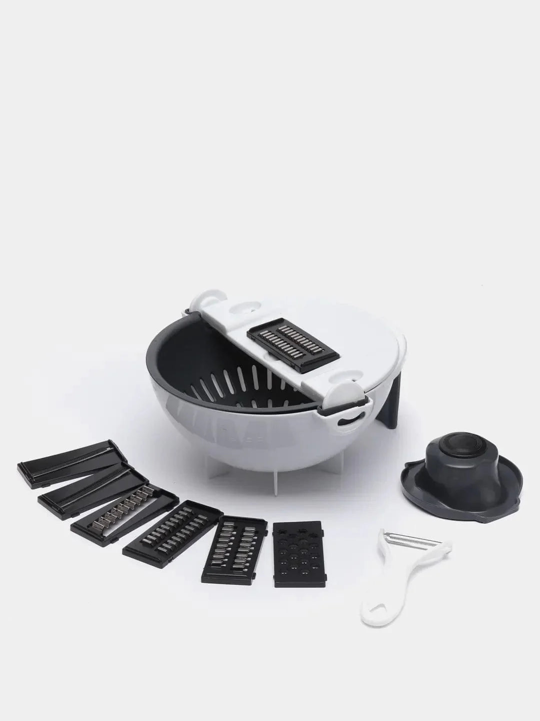 9-i-1 multifunktionel roterende grøntsagsskærer