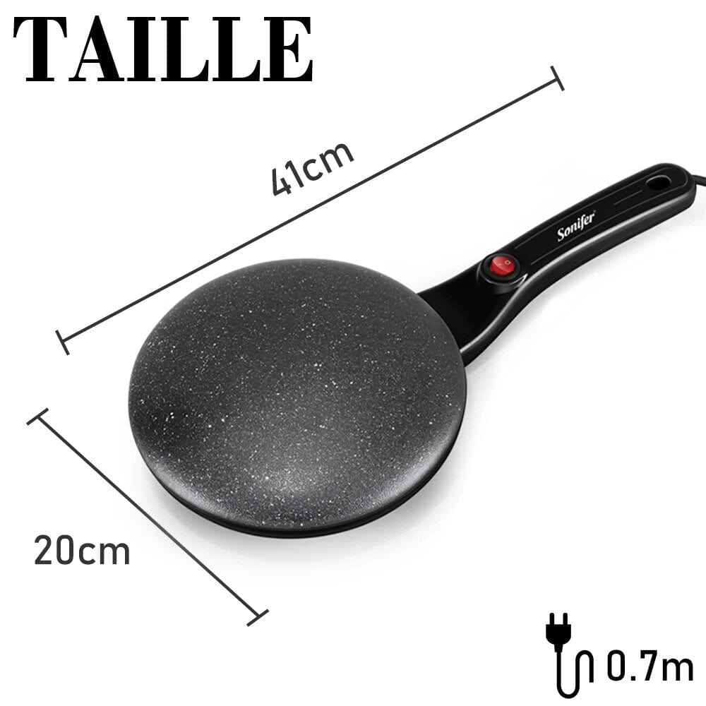 Elektrisk crepe-maskine<br>til perfekte crepes