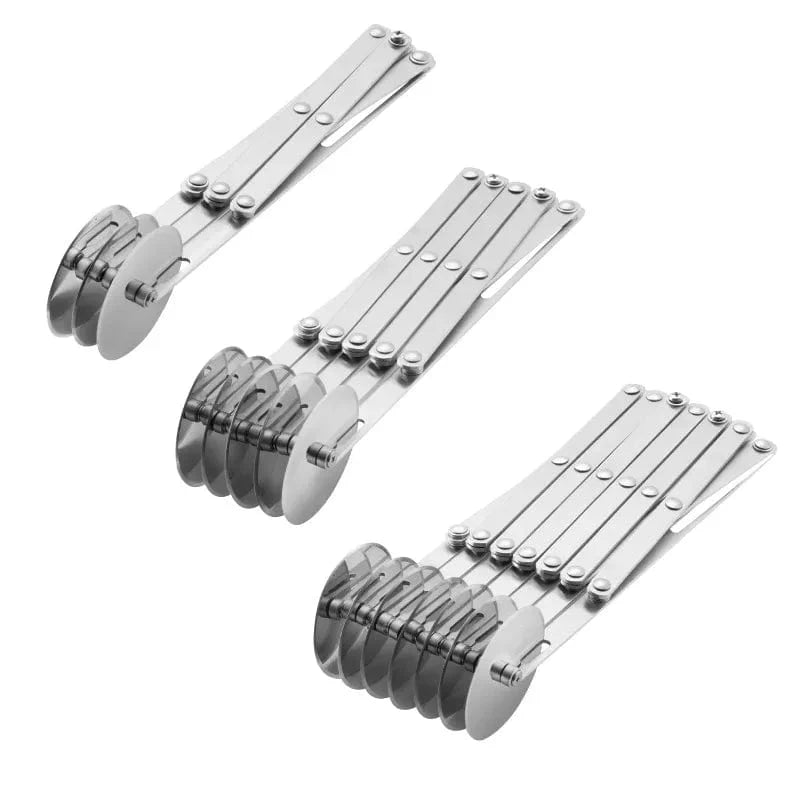 Konditorudstikker i rustfrit stål 3/5/7 hjul - uundværligt køkkenredskab