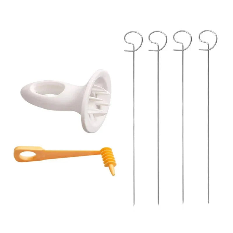 Kreativ spiralformet kartoffelskærer - økologisk køkkenredskab 1 sæt