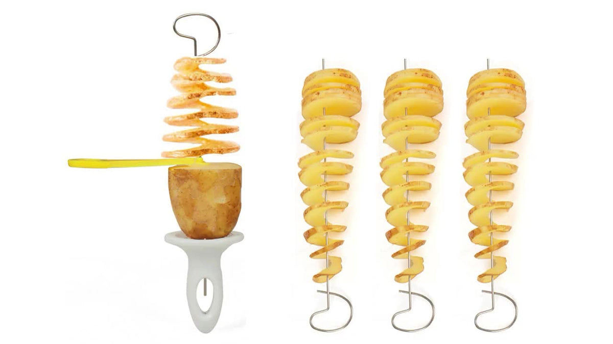 Kreativ spiral-kartoffelskærer - økologisk køkkenredskab