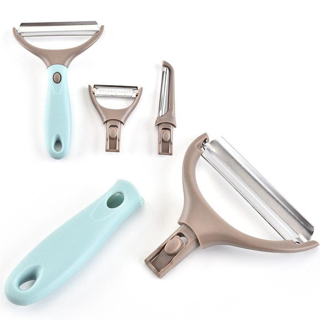 Sæt med tre skrællere