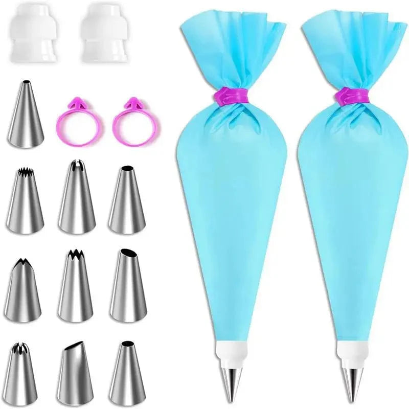 Cake Design sæt med silikonemundstykke og -hylster