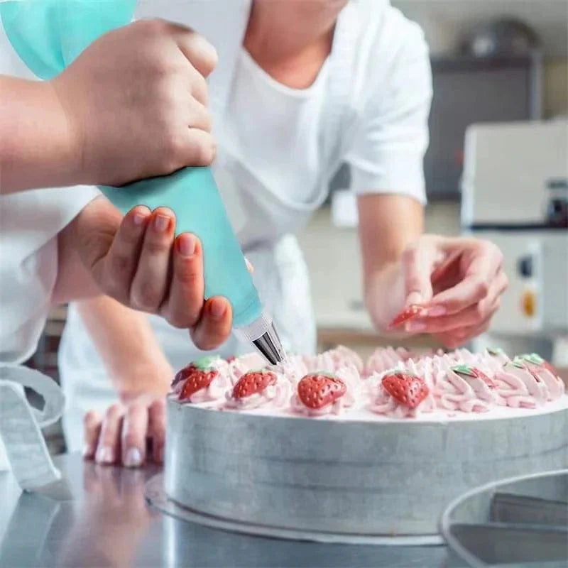 Cake Design sæt med silikonemundstykke og -hylster