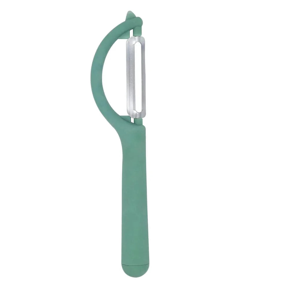 Multifunktionsskræller i rustfrit stål til frugt og grønt Farve-grøn / KINA