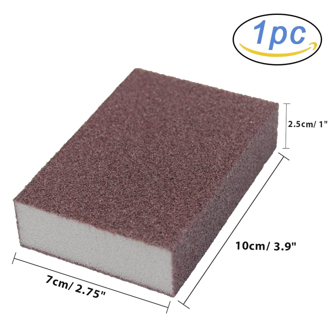 Magic Kitchen Cleaning Sponge - sæt med 1/2/4/5/6/8 stk, fjerner rust og pletter, ideel til komfur, gryde og vask 1 stk.