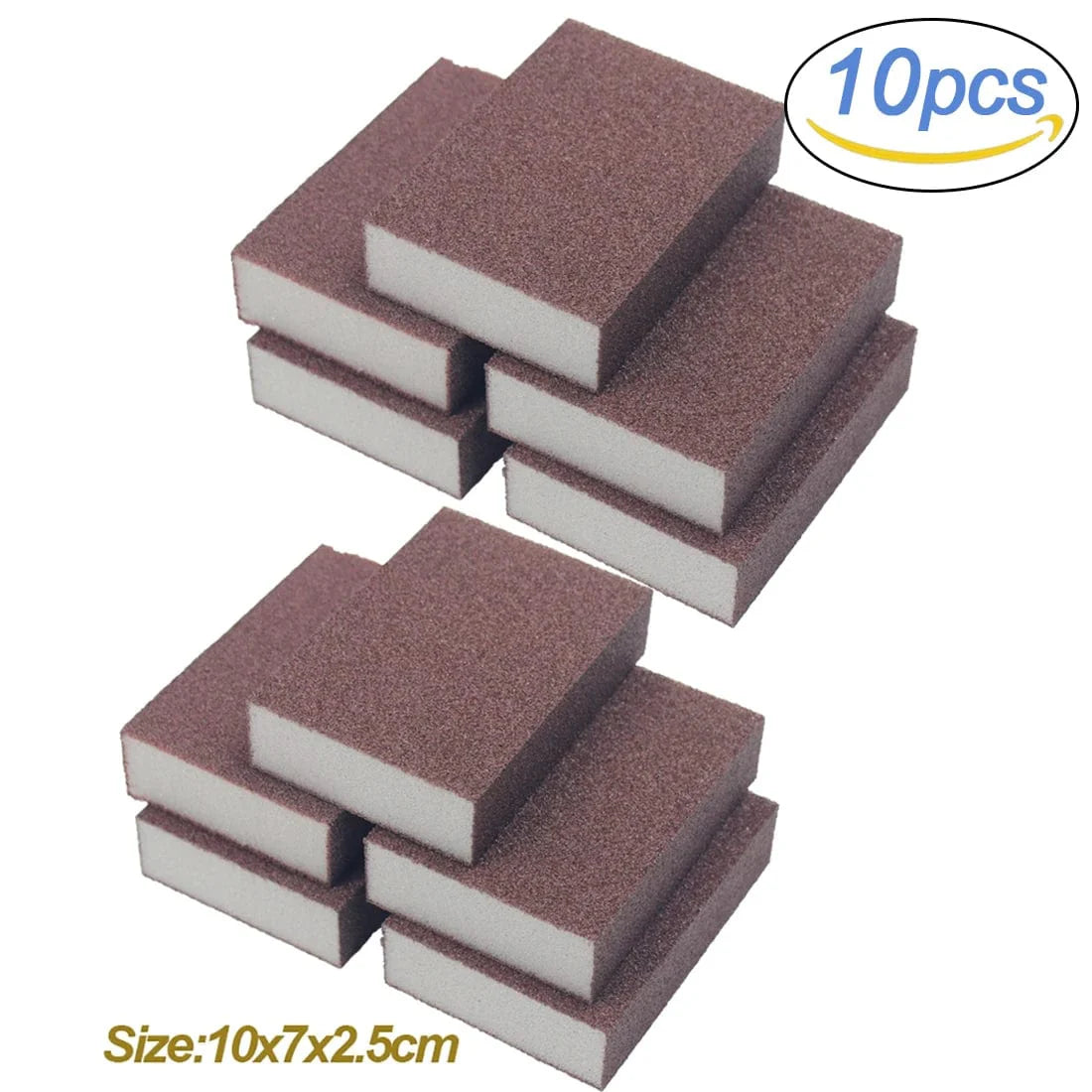 Magic Kitchen Cleaning Sponge - sæt med 1/2/4/5/6/8 stk, fjerner rust og pletter, ideel til komfur, gryde og vask 10 stk.