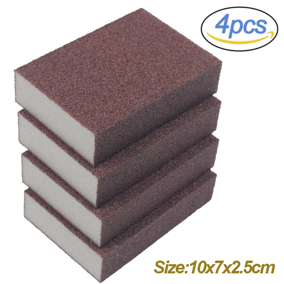 Magic Kitchen Cleaning Sponge - sæt med 1/2/4/5/6/8 stk, fjerner rust og pletter, ideel til komfur, gryde og vask 4 stk