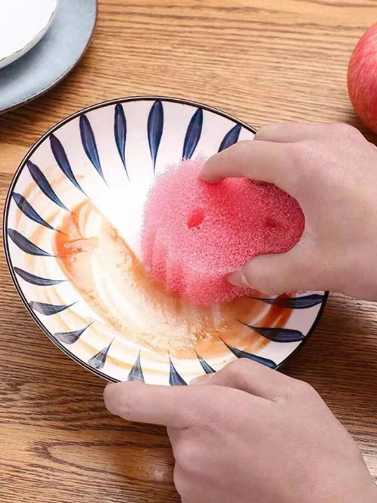 Mirakelsvamp til køkken/bad, karklud x3 - Plet- og lugtafvisende <br>