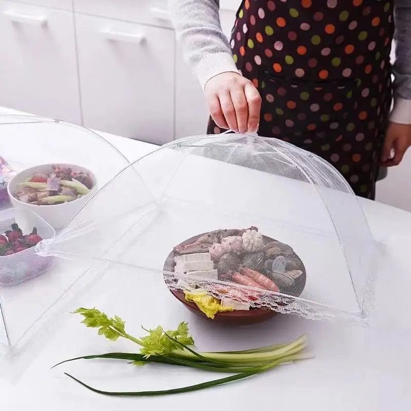 Foldbart madnetovertræk Fly Anti Mosquito Pop-Up Food Cover Umbrella Meal Vegetable Fruit Breathable Cover Kitchen Accessories
